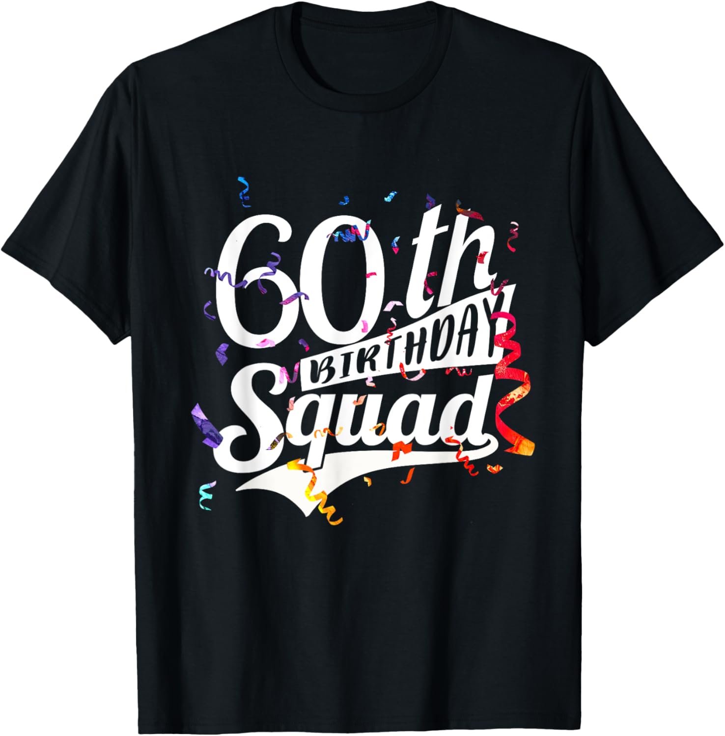 Funny 60th Birthday Gifts Women 1961 Squad T-Shirt - T-Shirt | Black