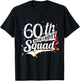 Funny 60th Birthday Gifts Women 1961 Squad T-Shirt - T-Shirt | Black