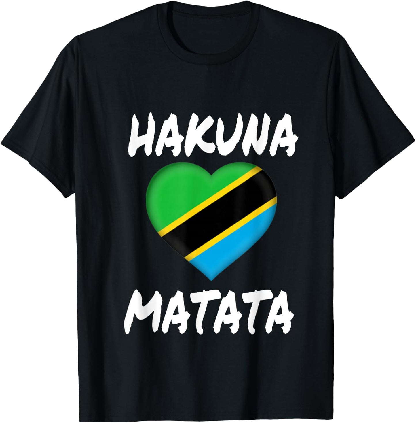 Tanzania Flag Shirt Funny graphic Flag Gift T-Shirt - T-Shirt | Black