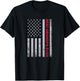 Best Grandpa Ever US American Flag T-Shirt - T-Shirt | Black