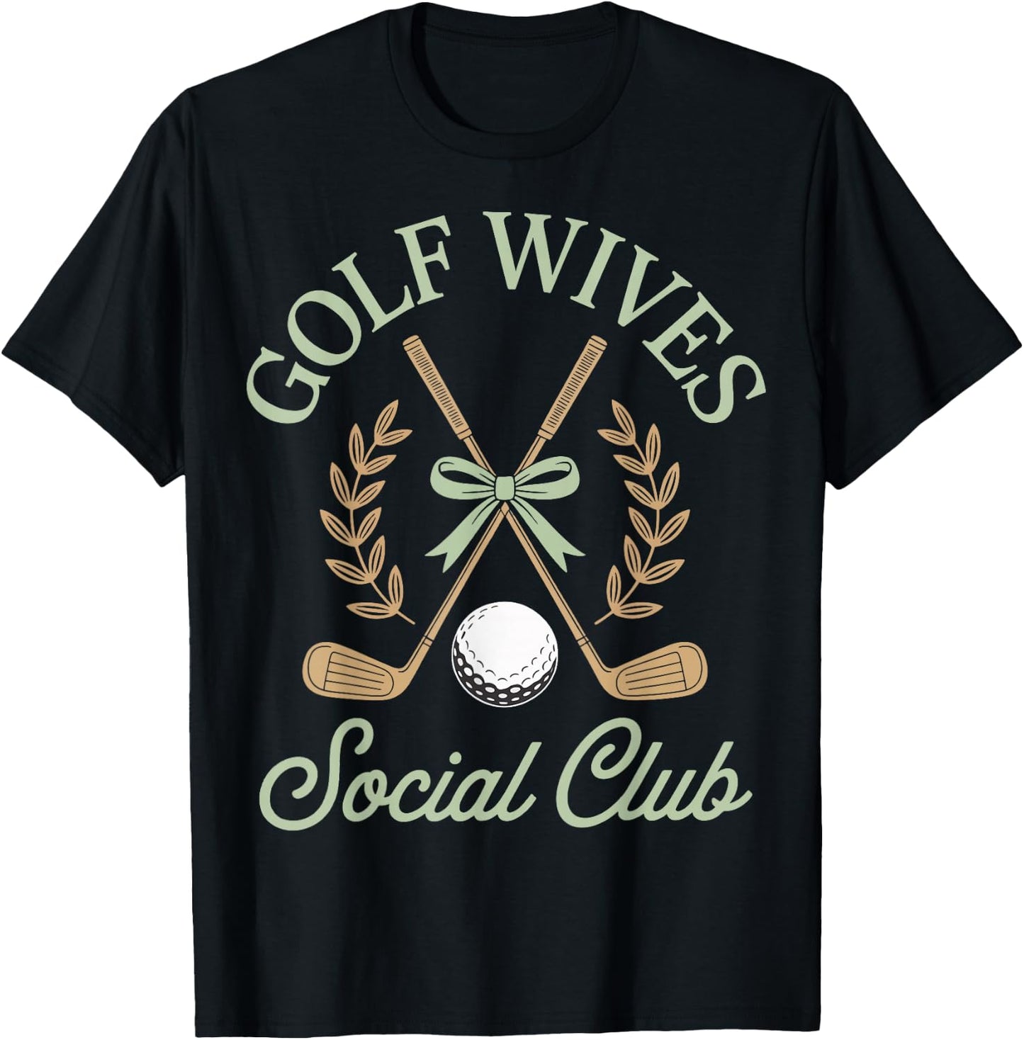 Golf Wives Social Club T-Shirt - T-Shirt | Black