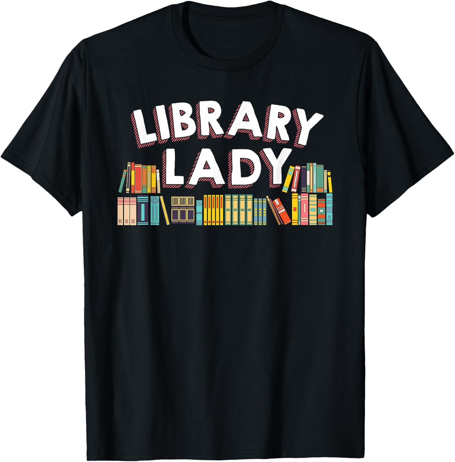 Cool Librarian Themed Art Library Worker Assistant T-Shirt - T-Shirt | Black