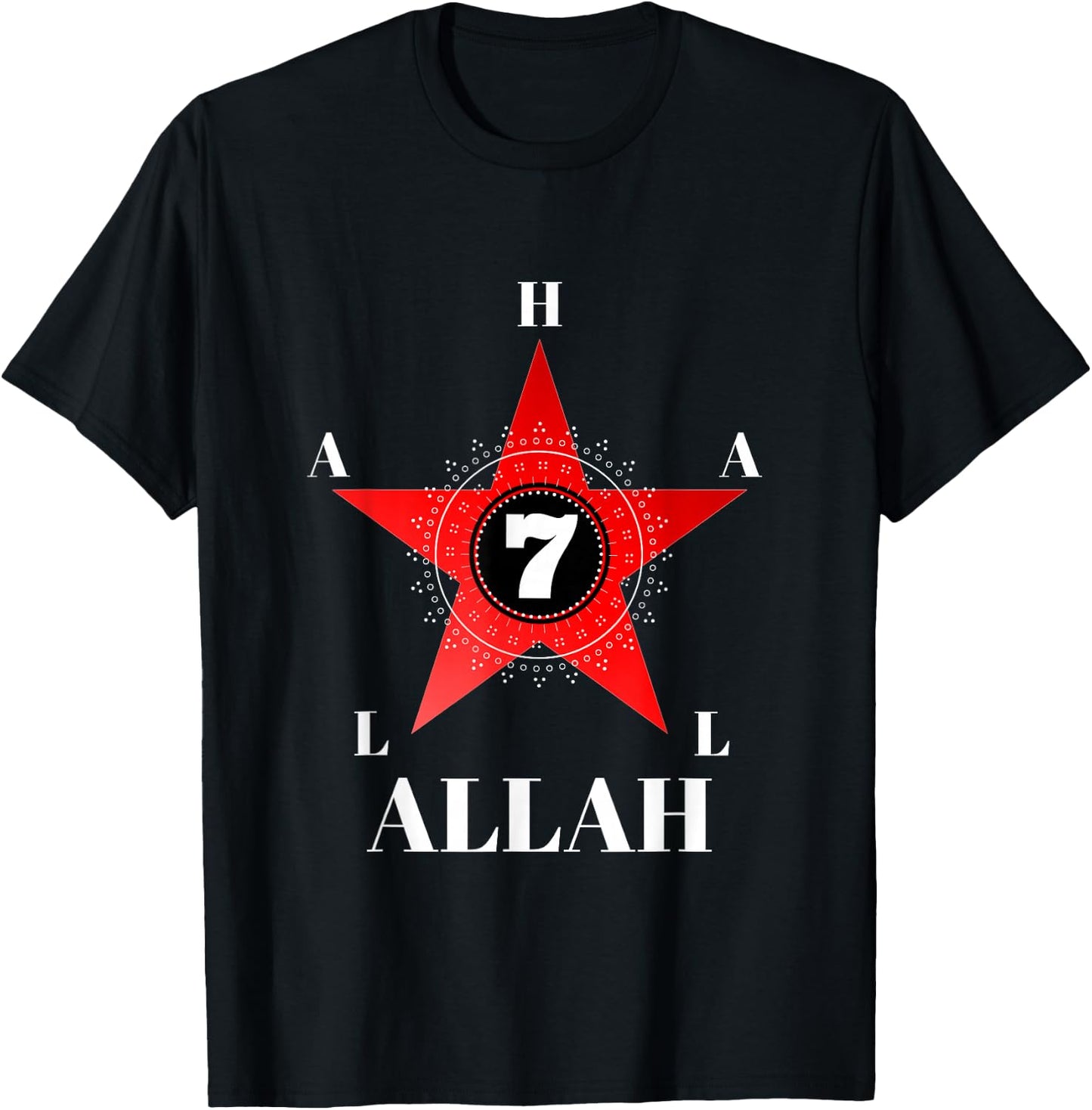 Gods and Earths - Occult Science Allah 7 T-Shirt - T-Shirt | Black