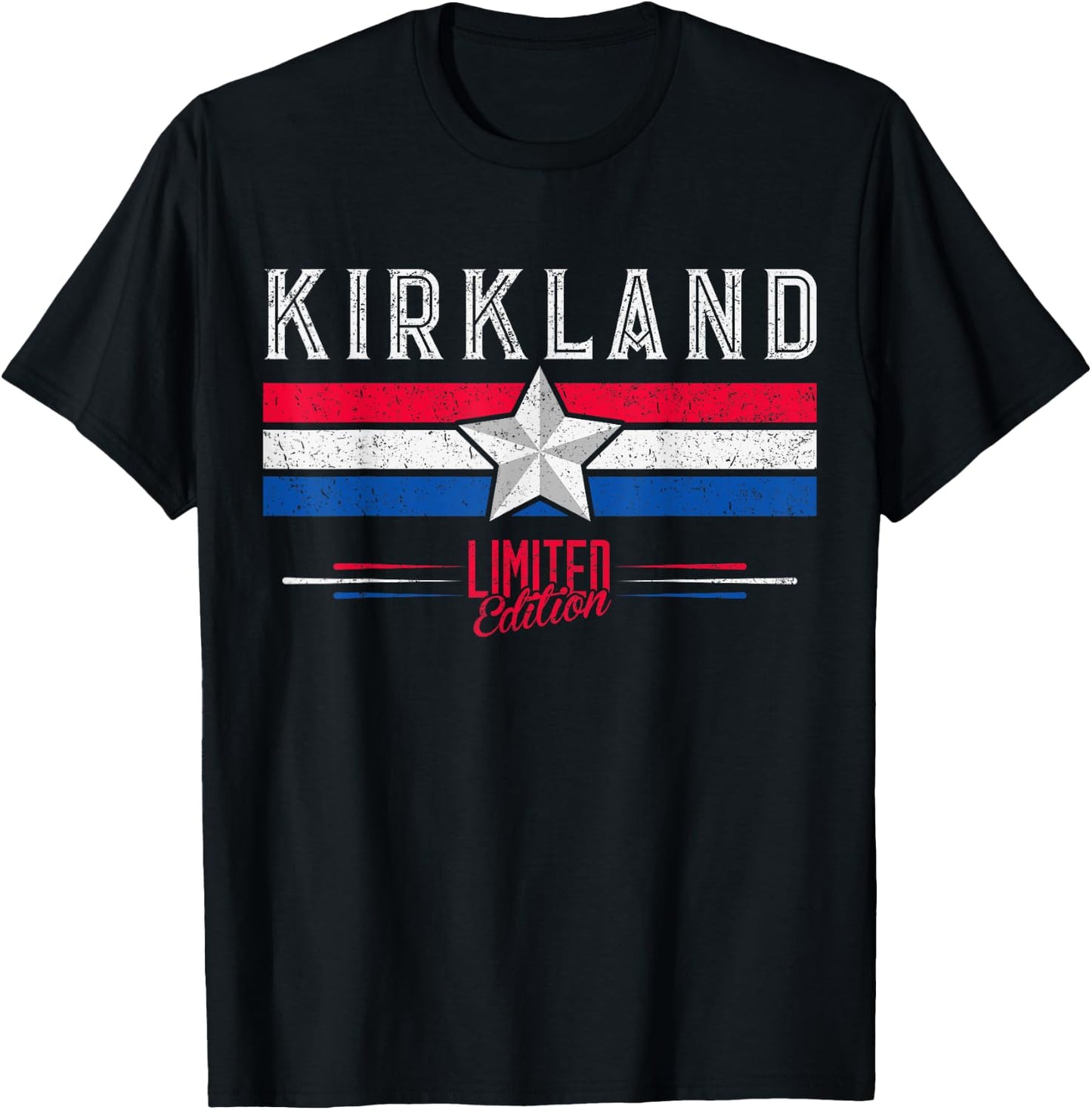 Kirkland Retro Vintage Shirt Gift Women Men Kids T-Shirt - T-Shirt | Black