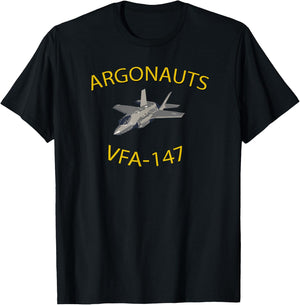VFA-147 Argonauts Strike Fighter Squadron T-Shirt - T-Shirt | Black