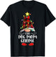 The Dog Mom Gnome - Matching Family Group Christmas Gnome Men Women T-Shirt - T-Shirt | Black
