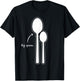 Funny Big Spoon Matching Gift Couples T-Shirt - T-Shirt | Black