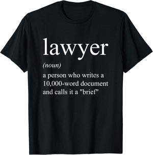Funny lawyer gifts Women Lawyer Definition Attorney T-Shirt - T-Shirt | Black
