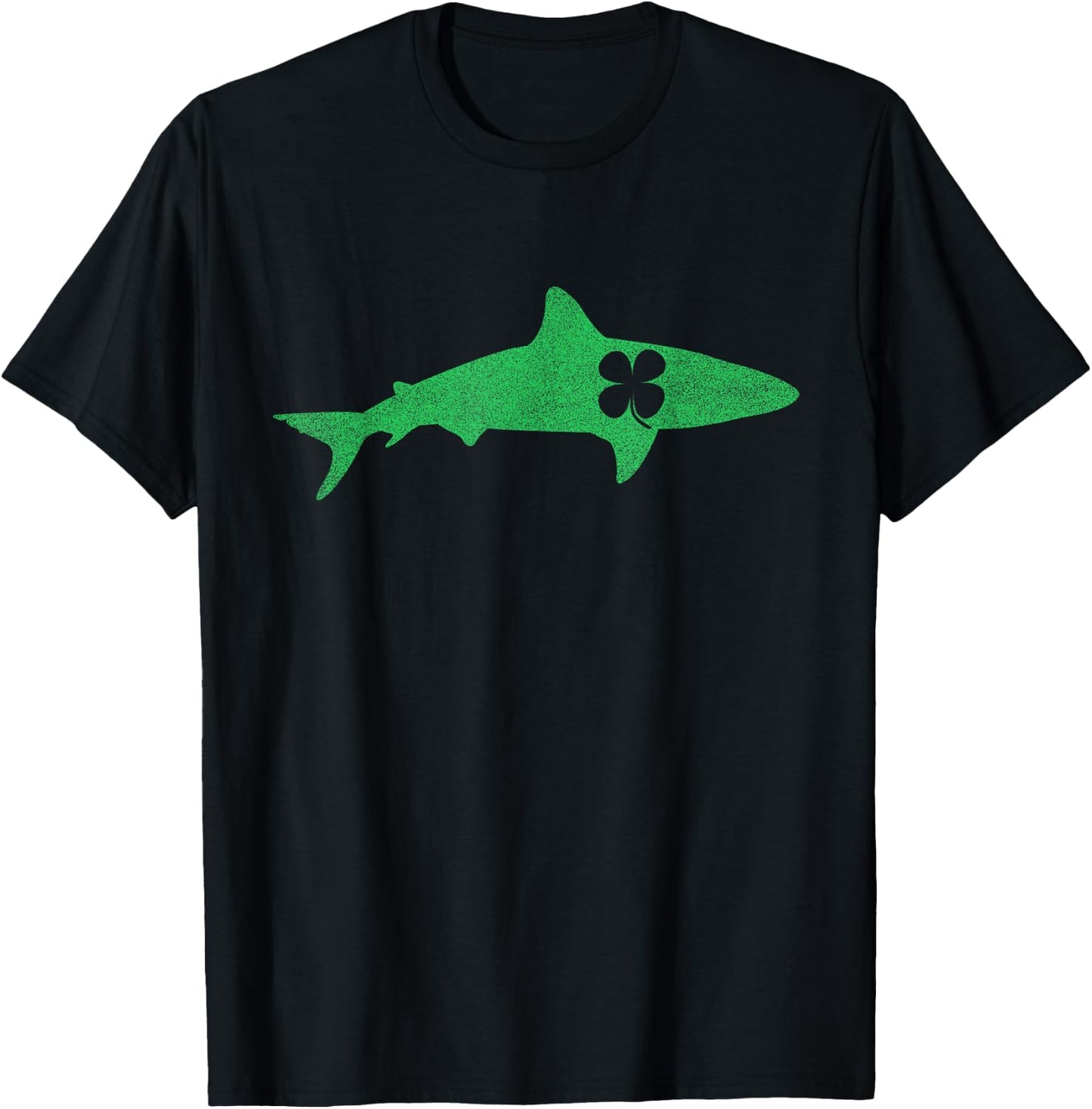Shark Shamrock St. Patrick's Day Gift Irish Saint Paddy's T-Shirt - T-Shirt | Black