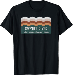 Wild Scenic Protected Idaho - Owyhee River T-Shirt - T-Shirt | Black