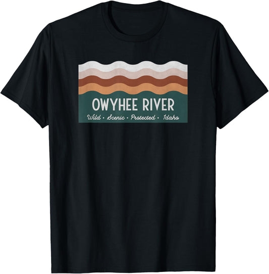 Wild Scenic Protected Idaho - Owyhee River T-Shirt - T-Shirt | Black