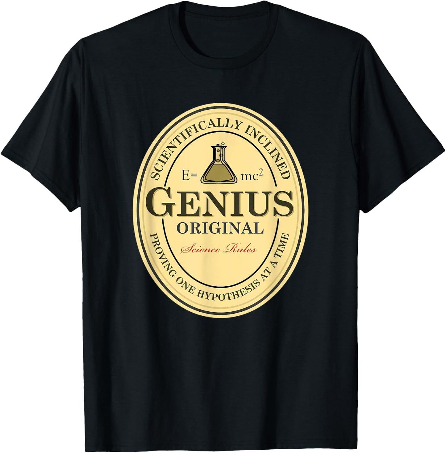 Funny Math Genius Beer Driinker Nerdy Saint Patricks Pi Day T-Shirt - T-Shirt | Black