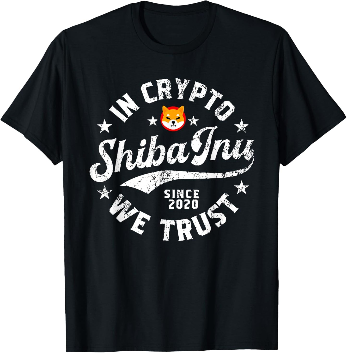 Shiba Inu Coin In Crypto We Trust Token Crypto T-Shirt - T-Shirt | Black