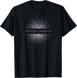 Buddhist Quote - Nam Myoho Renge Kyo - Nichiren Buddhism T-Shirt - T-Shirt | Black