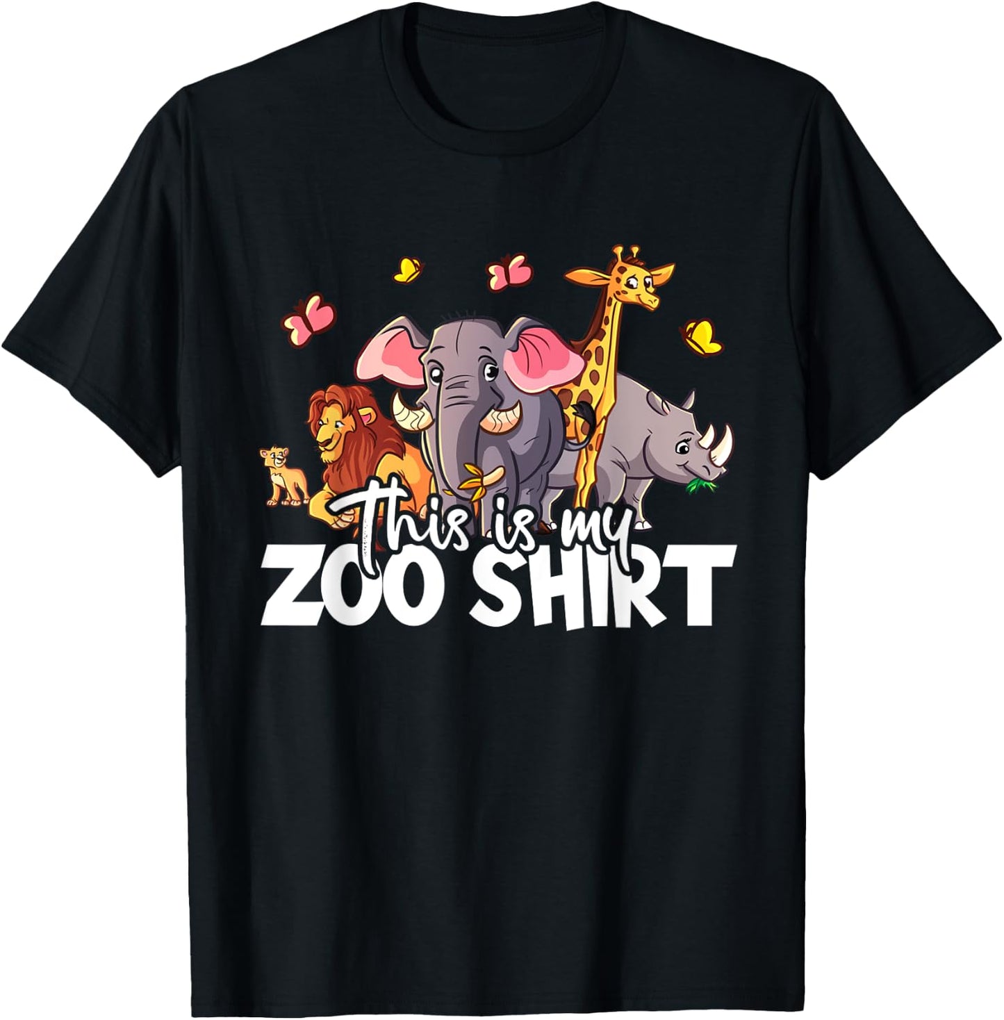 This is my zoo shirt I First zoo trip girls boys toddler T-Shirt - T-Shirt | Black