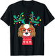 Crazy Cat Flash ForEssential quotes 114 Cavalier King Charles Spaniel Funny Holiday Xmas Christmas T-Shirt - T-Shirt | Black