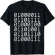 Binary Code Coding T-Shirt - T-Shirt | Black
