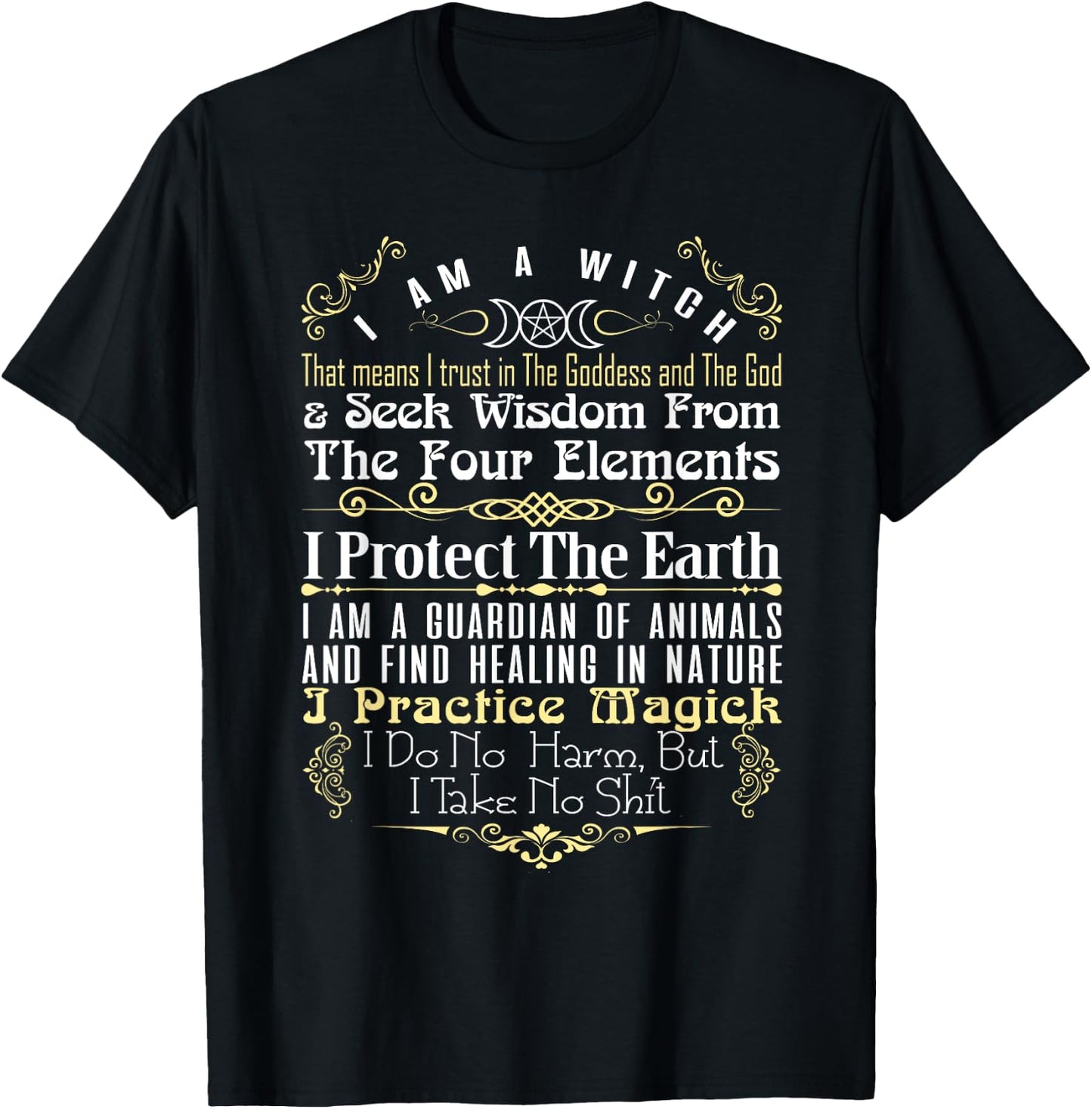 I am a Witch T-Shirt - T-Shirt | Black