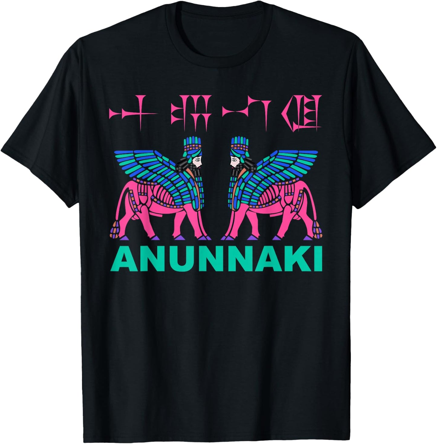 Anunnaki, Those Who From Heaven Came To Earth, Planet Nibiru T-Shirt - T-Shirt | Black