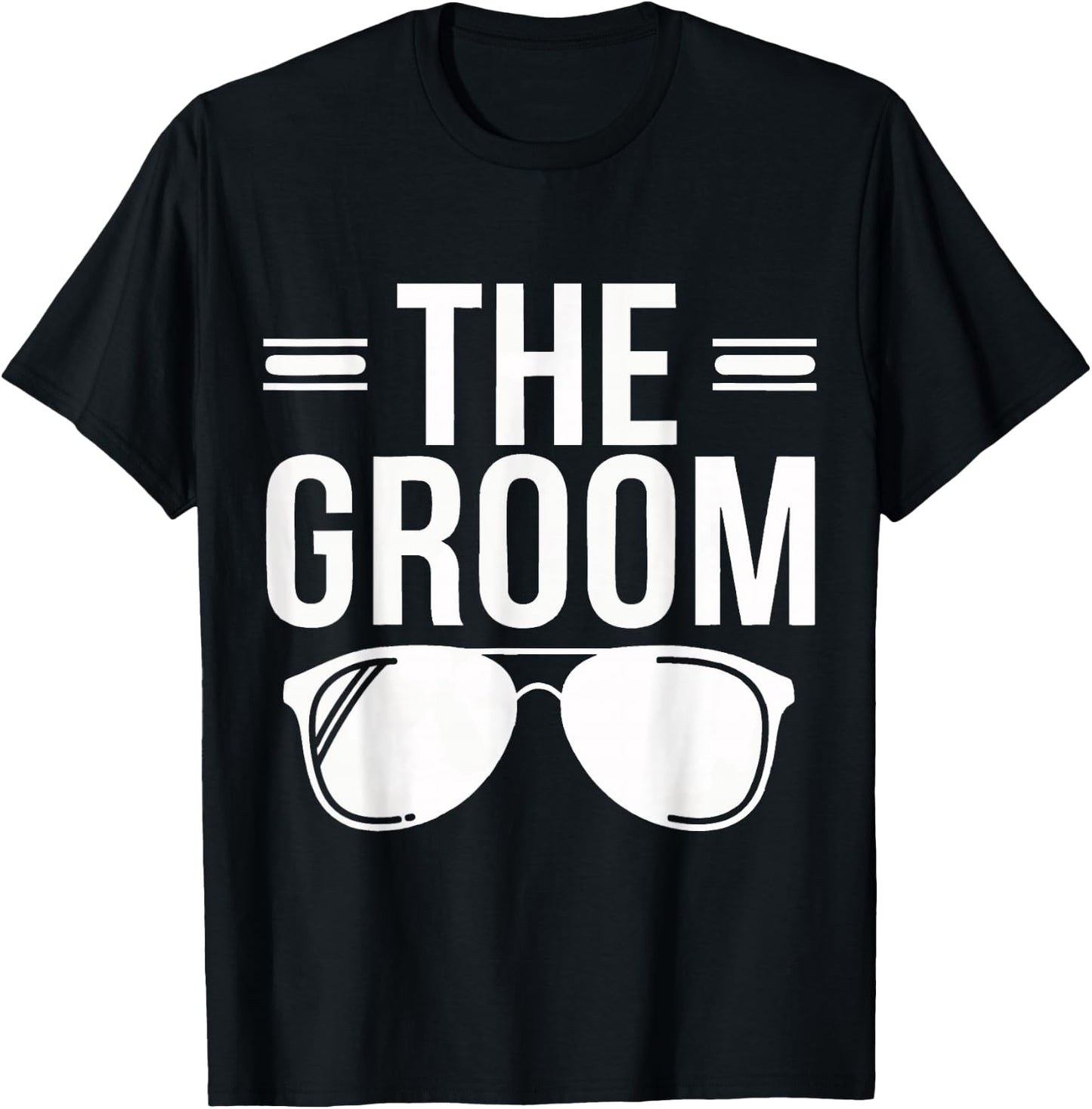 Groom Cool Groom Sunglasses Wedding T-Shirt - T-Shirt | Black