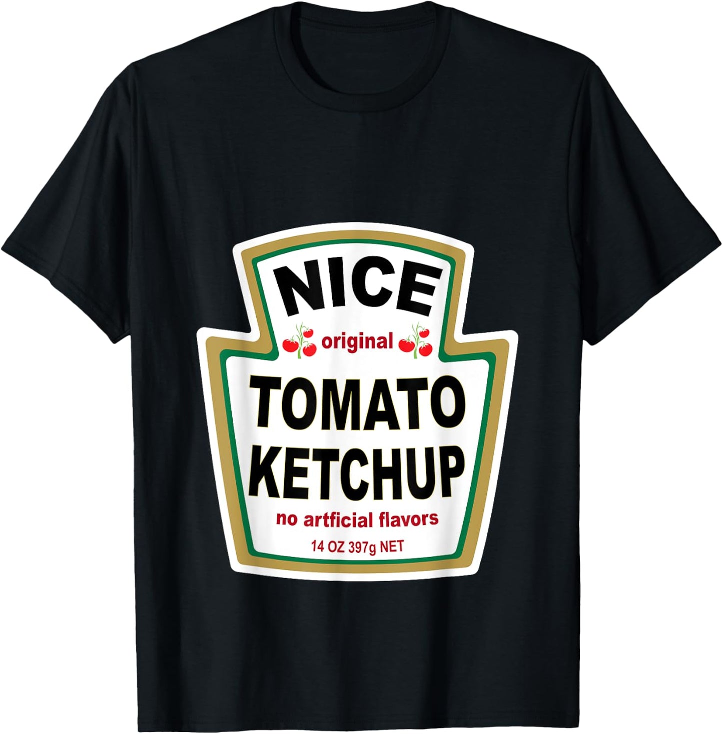 Ketchup Costume T Shirt Matching Mustard Mayo Relish Group T-Shirt - T-Shirt | Black