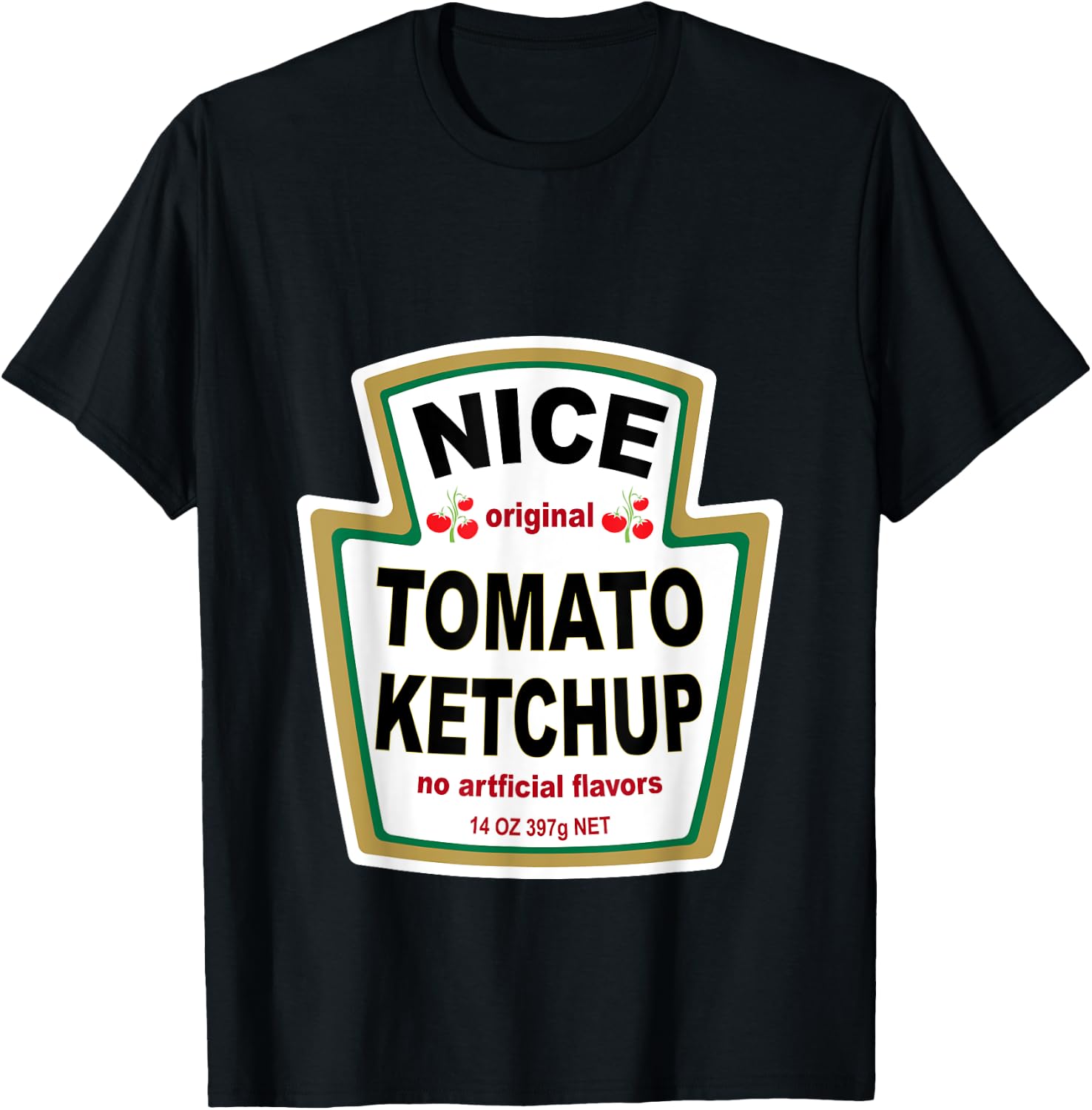 Ketchup Costume T Shirt Matching Mustard Mayo Relish Group T-Shirt - T-Shirt | Black