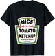 Ketchup Costume T Shirt Matching Mustard Mayo Relish Group T-Shirt - T-Shirt | Black
