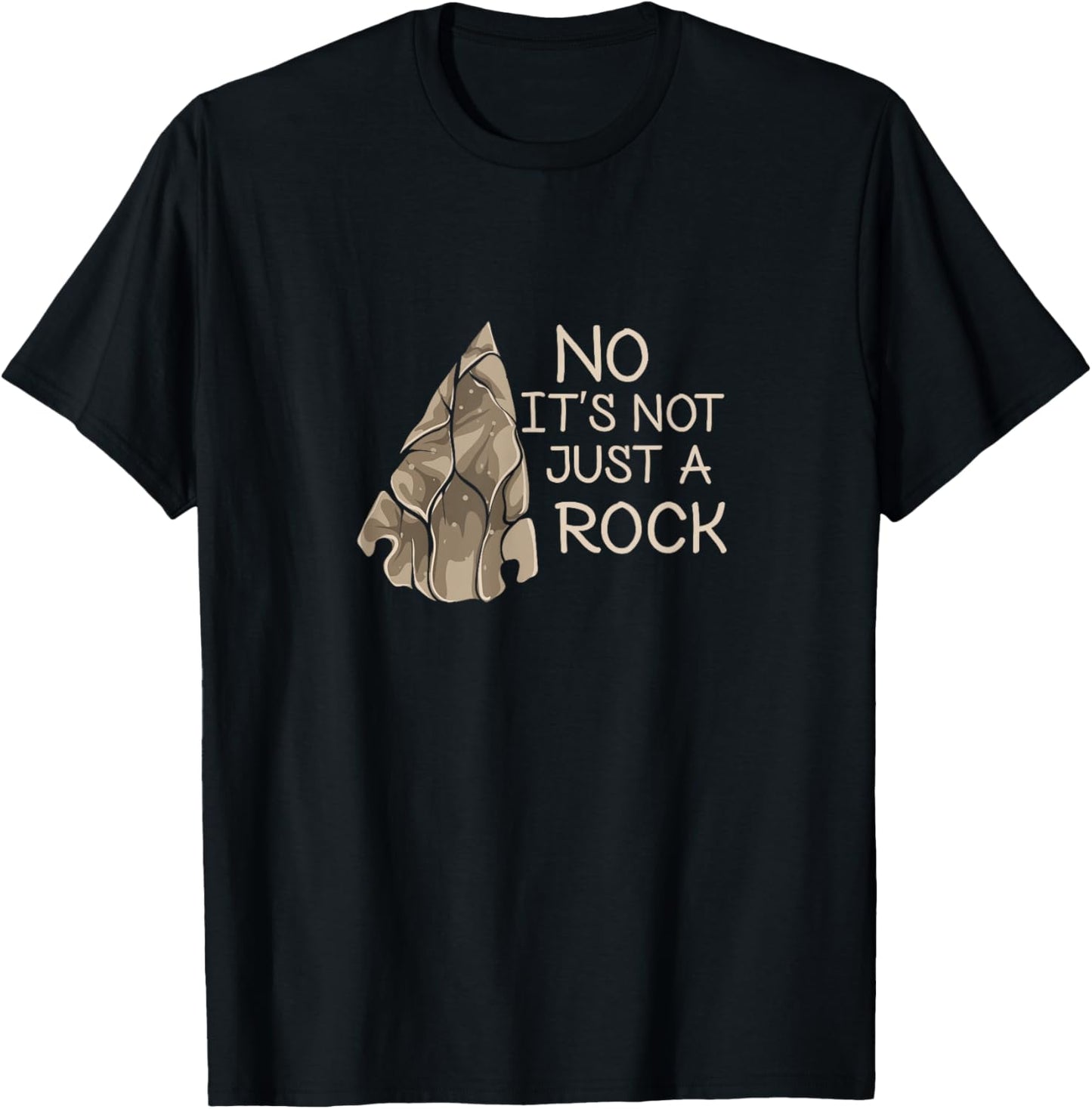 Funny Archeology And Stone Age Gifts Arrowhead Hunt - Women's Hunting - Black - Short Sleeve - Small - Classic Fit - Cotton Blend - Unique Arrowhead Design T-Shirt - T-Shirt | Black