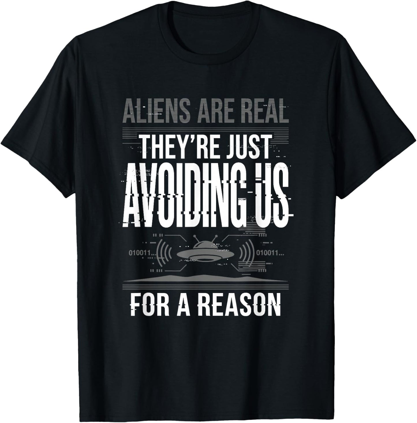 Aliens UFO Space Sci Fi Believer Extraterrestrial T-Shirt - T-Shirt | Black