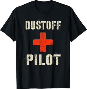 Funny DUSTOFF PILOT Medevac Rescue Military Officer Mission T-Shirt - T-Shirt | Black