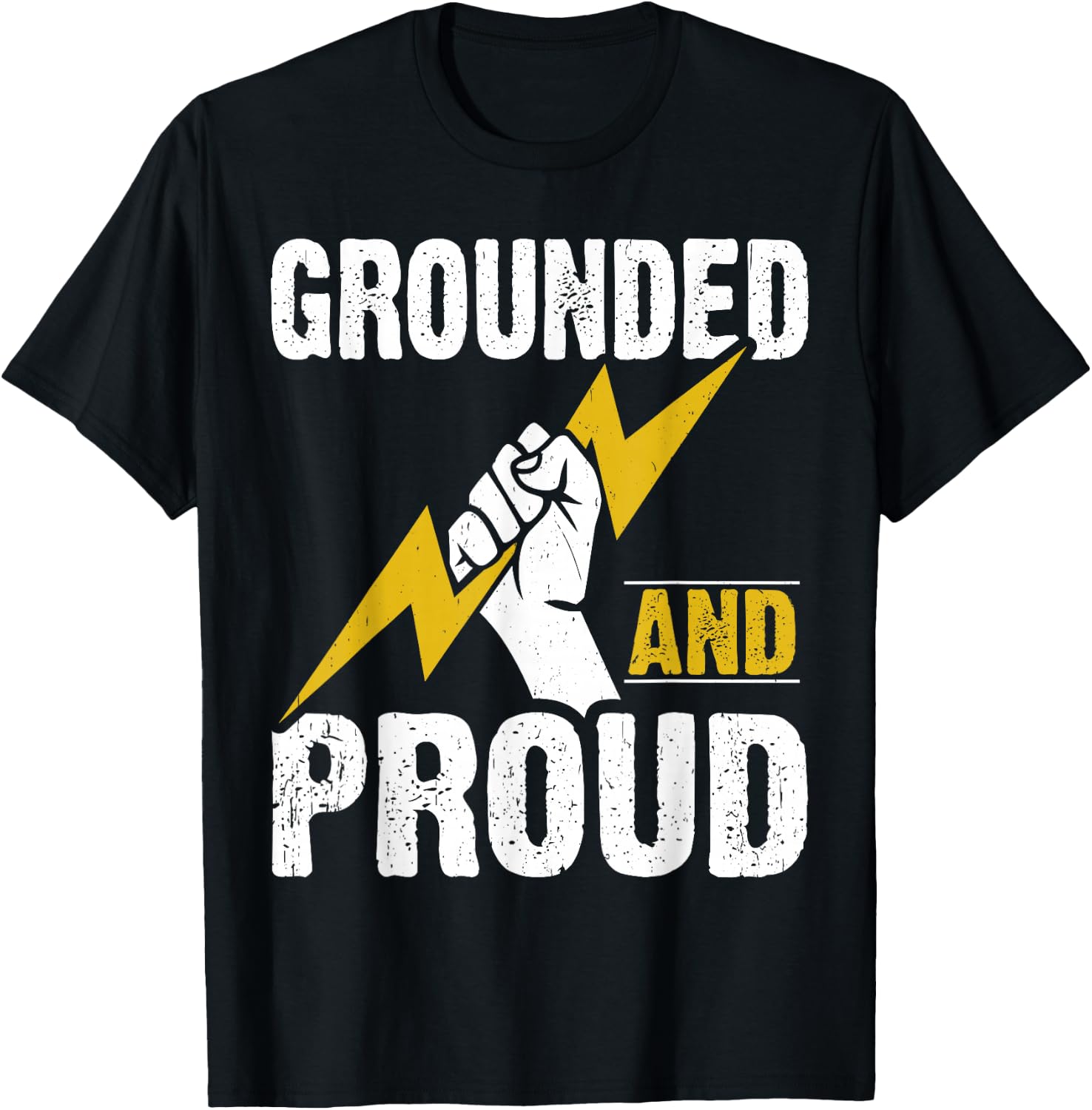 Funny Electrician Lineman Repairmen Electrician T-Shirt - T-Shirt | Black