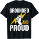 Funny Electrician Lineman Repairmen Electrician T-Shirt - T-Shirt | Black