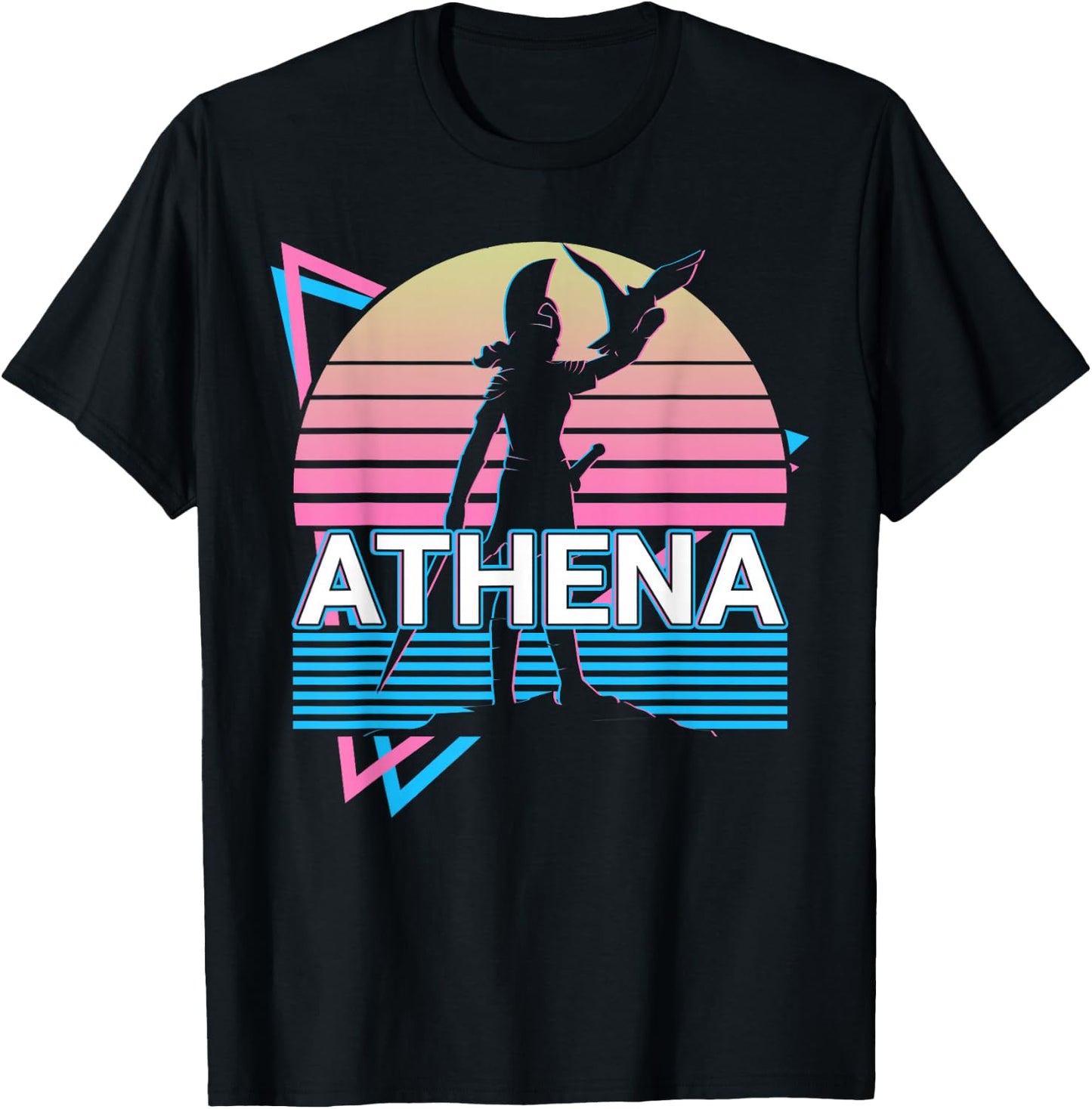 Athena Greek Goddess Of Wisdom And War T-Shirt - T-Shirt | Black