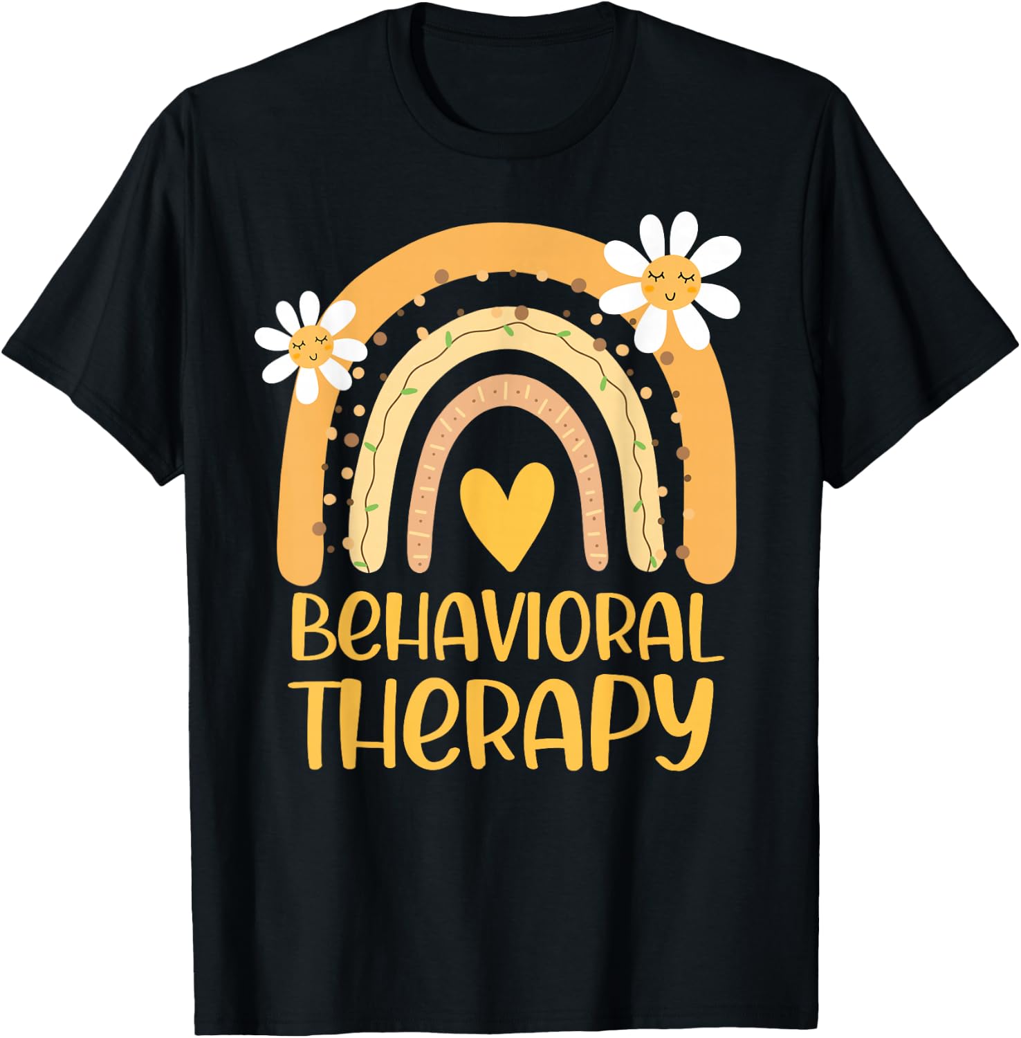 Behavioral Therapy Shirt ABA Applied Behavior Analysis T-Shirt - T-Shirt | Black