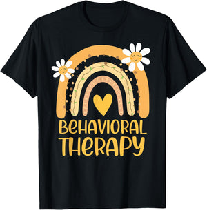 Behavioral Therapy Shirt ABA Applied Behavior Analysis T-Shirt - T-Shirt | Black