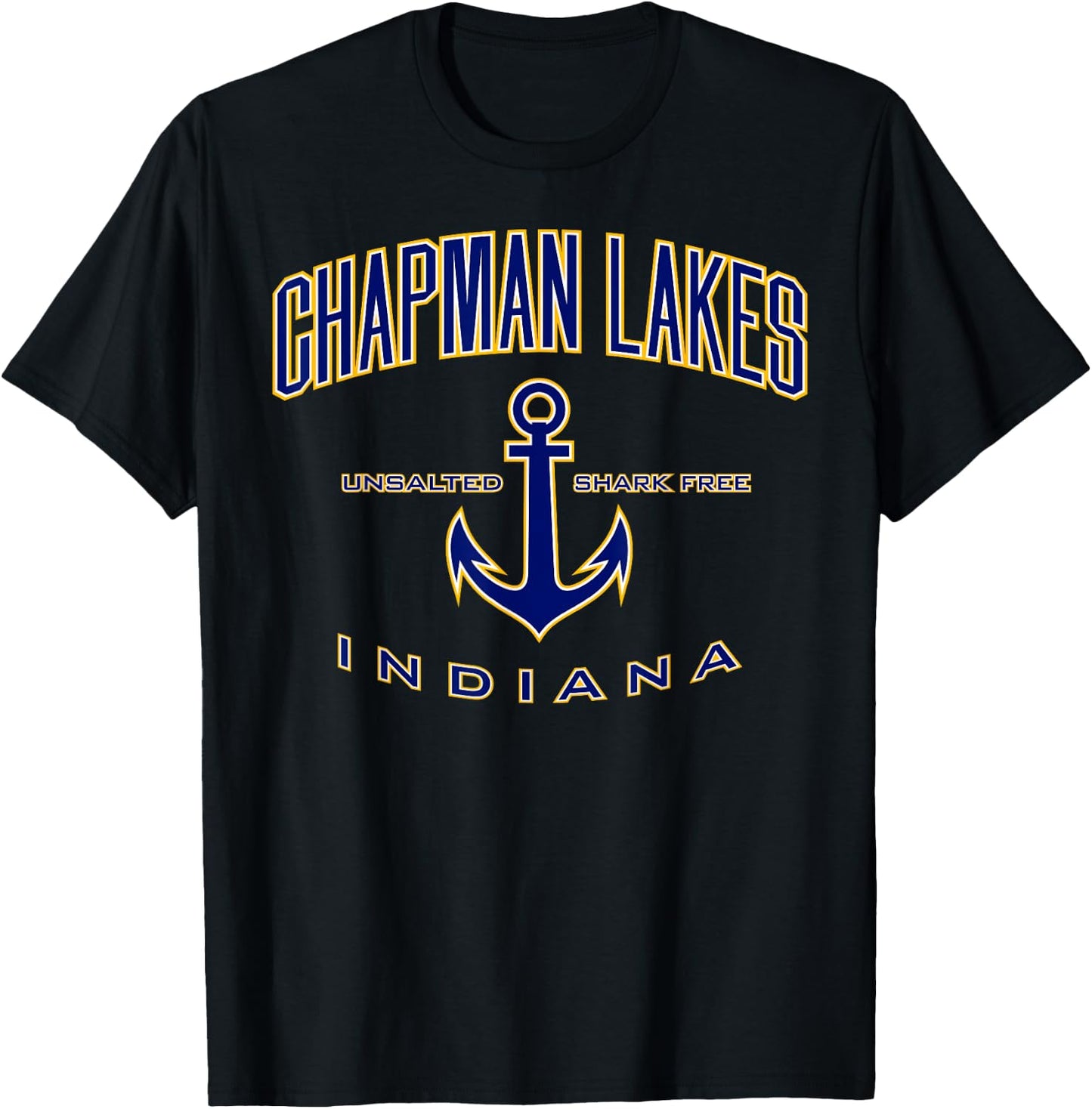 Chapman Lakes IN T-Shirt - T-Shirt | Black
