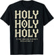 Revelation 4:8 - Holy Holy Holy Bible Christian (On Back) T-Shirt - T-Shirt | Black
