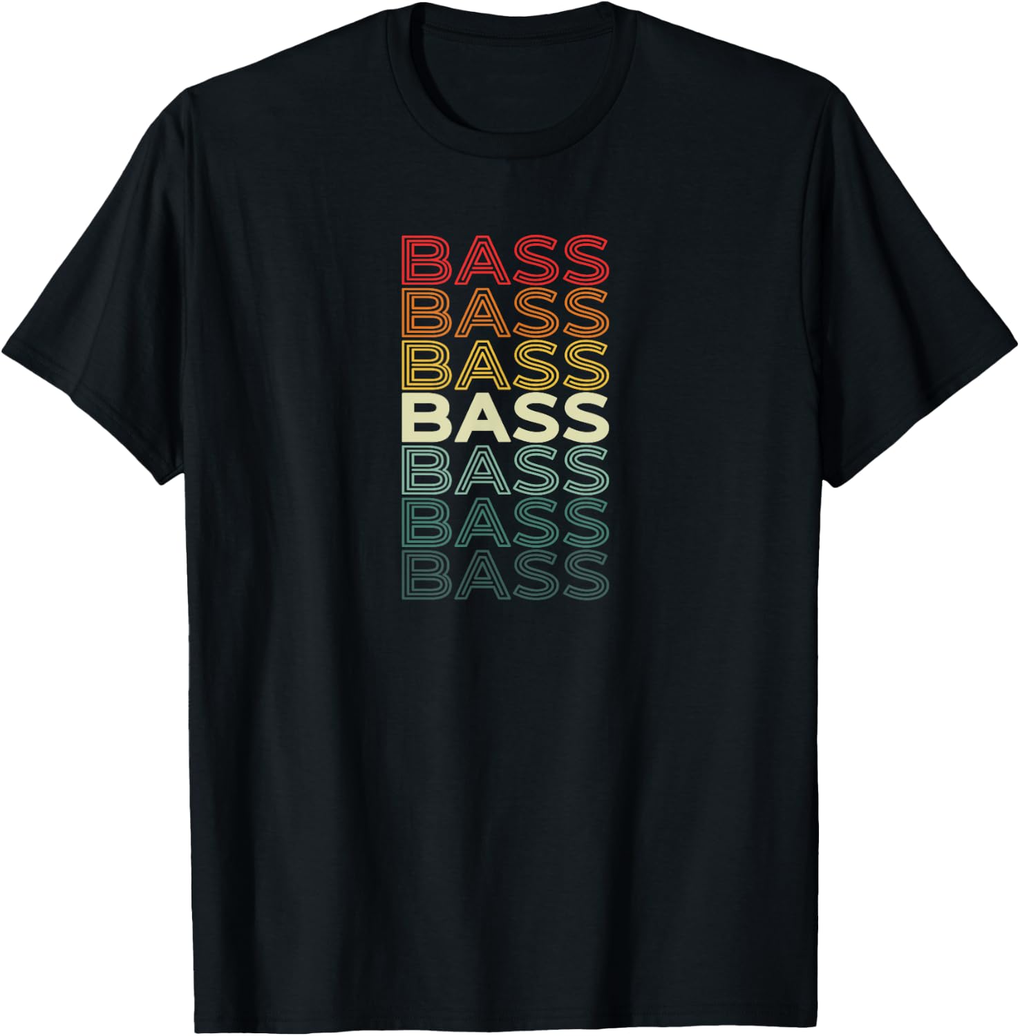 Bass repeating word Barbershop Quartet Singer T-Shirt - T-Shirt | Black