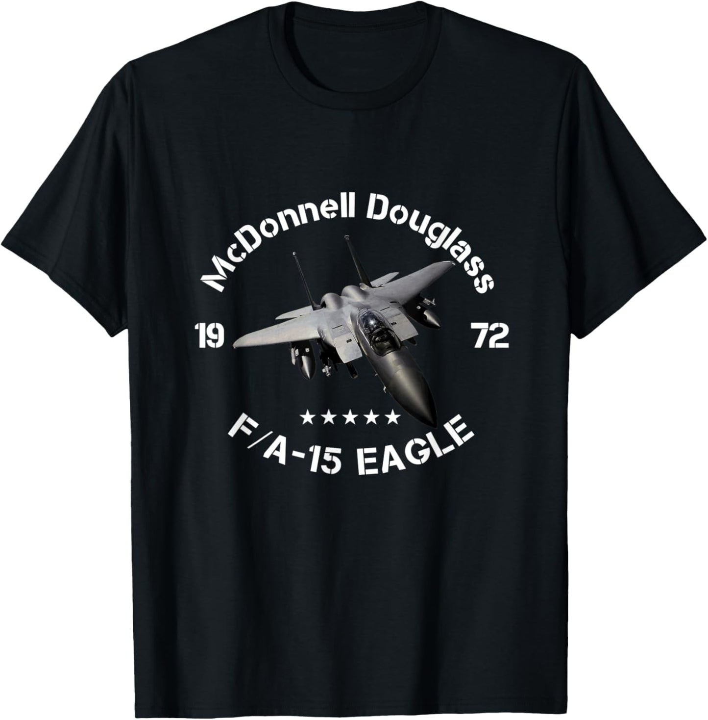 F-15 Strike Eagle Pilot Veterans T-Shirt - T-Shirt | Black