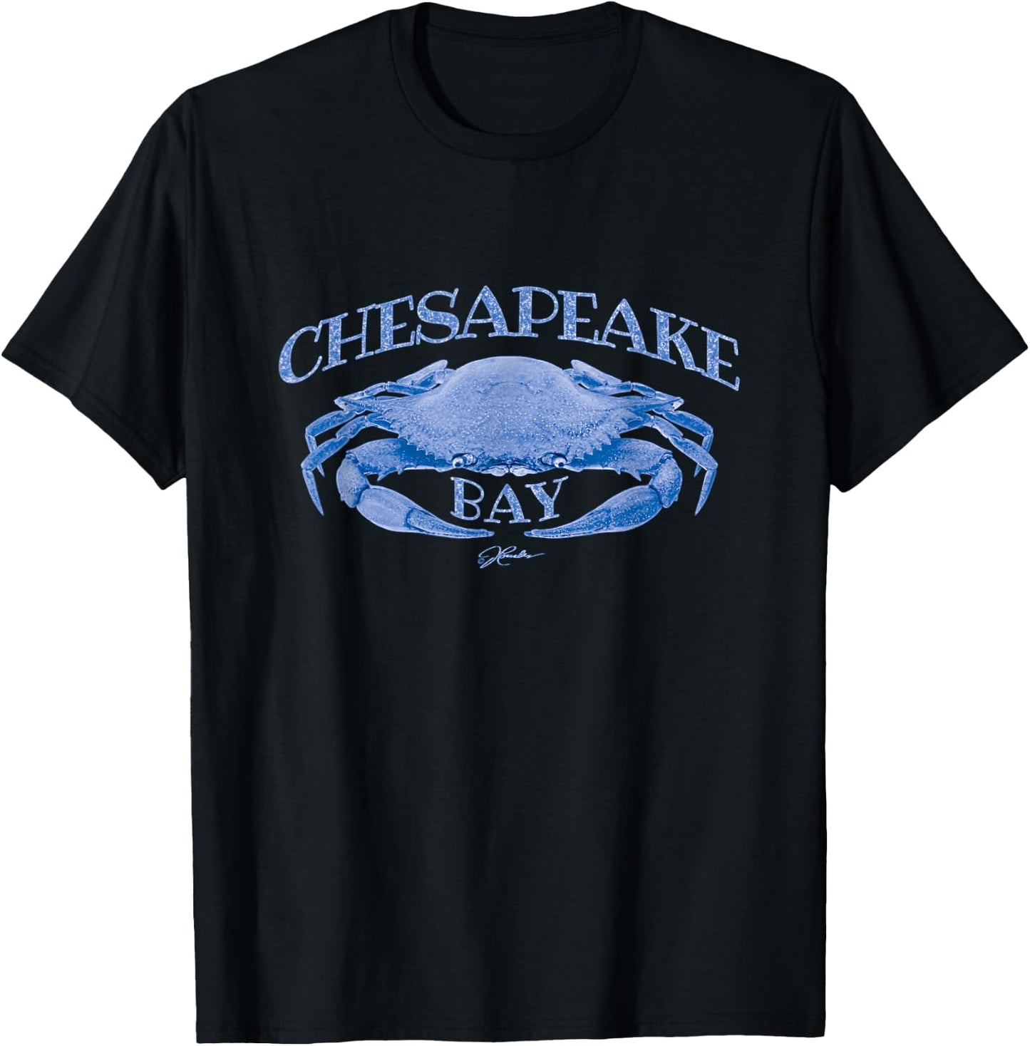 JCombs: Chesapeake Bay, Blue Crab T-Shirt - T-Shirt | Black