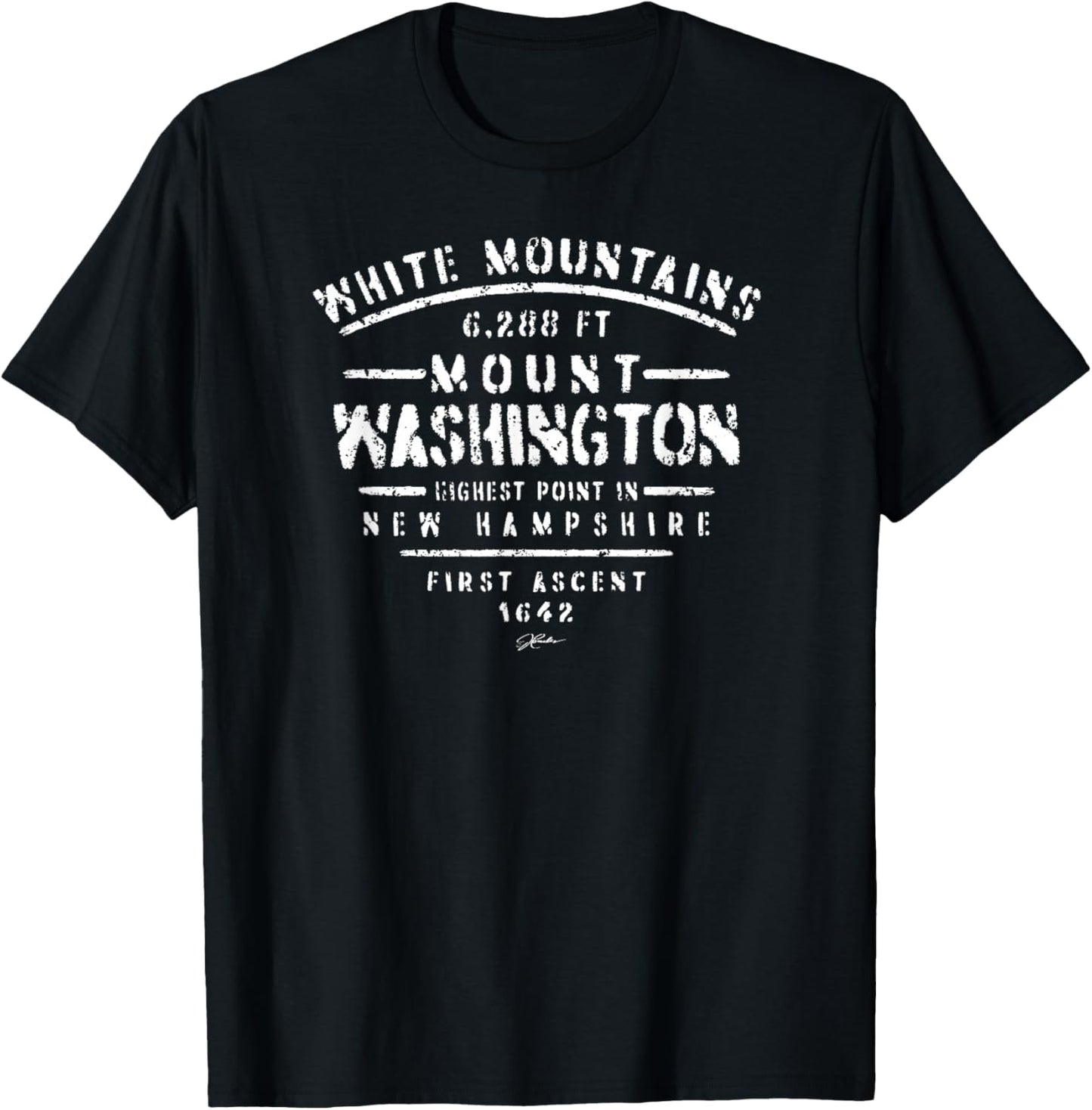JCombs: Mount Washington, NH T-Shirt - T-Shirt | Black