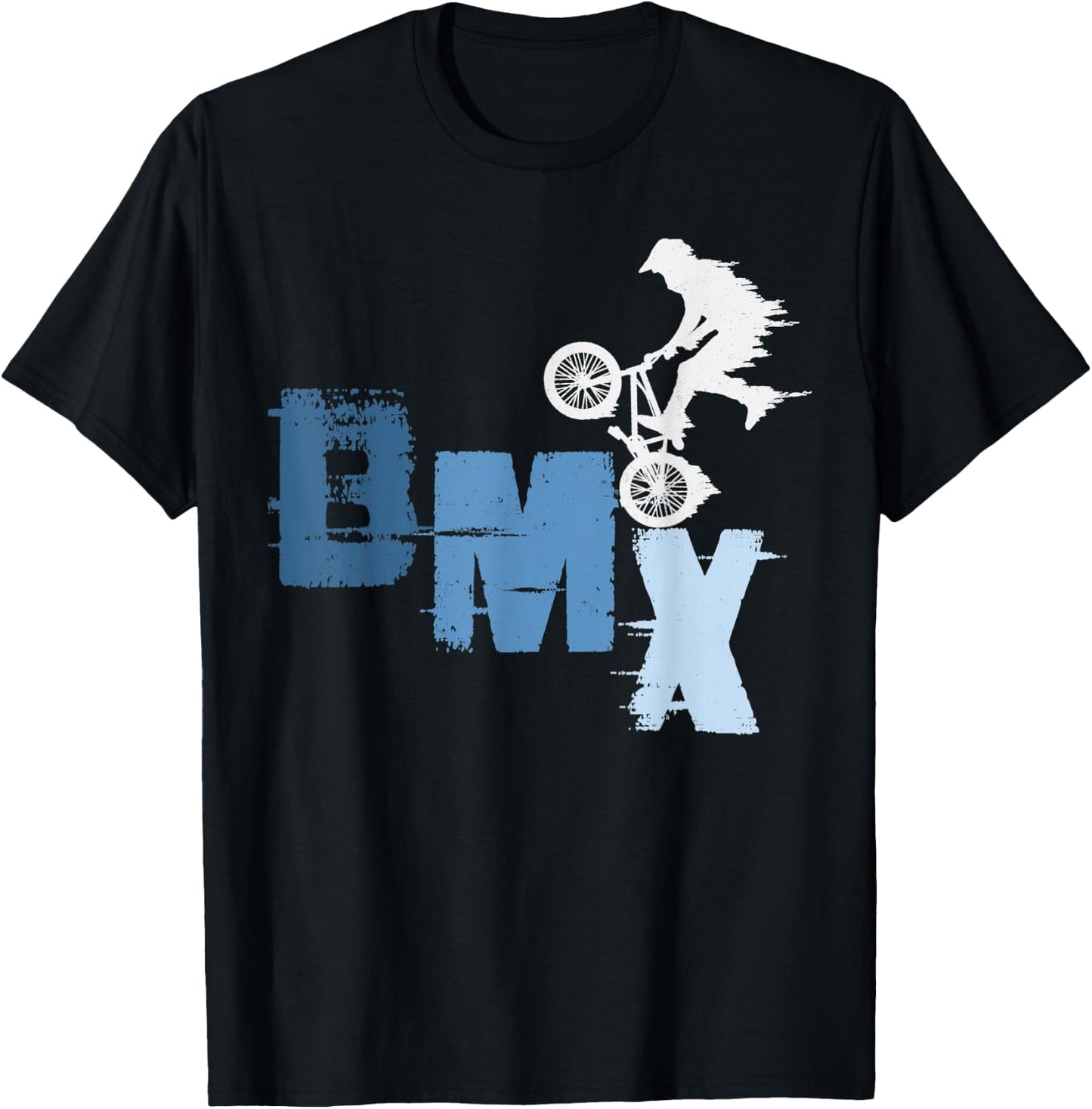 Freestyle BMX Riders outfit for Boys - BMX Trick Bike Rider T-Shirt - T-Shirt | Black
