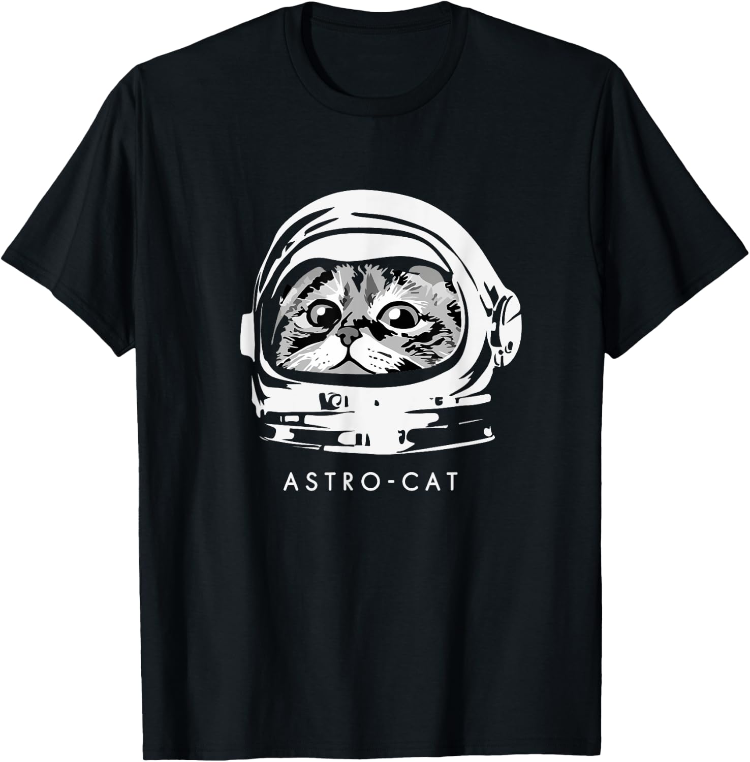 Cat Astronaut Space Costume ASTRO-CAT Women Kids T-Shirt - T-Shirt | Black