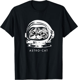 Cat Astronaut Space Costume ASTRO-CAT Women Kids T-Shirt - T-Shirt | Black