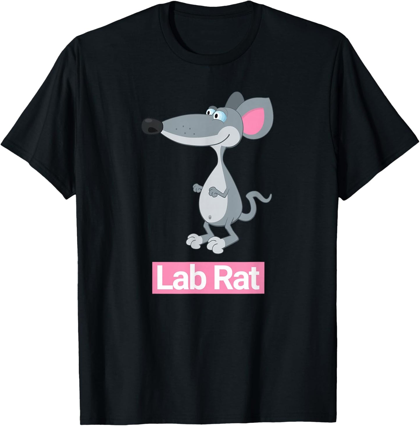 Lab Rat Funny Lab Tech T Shirt Gift a Lab Tech T-Shirt - T-Shirt | Black