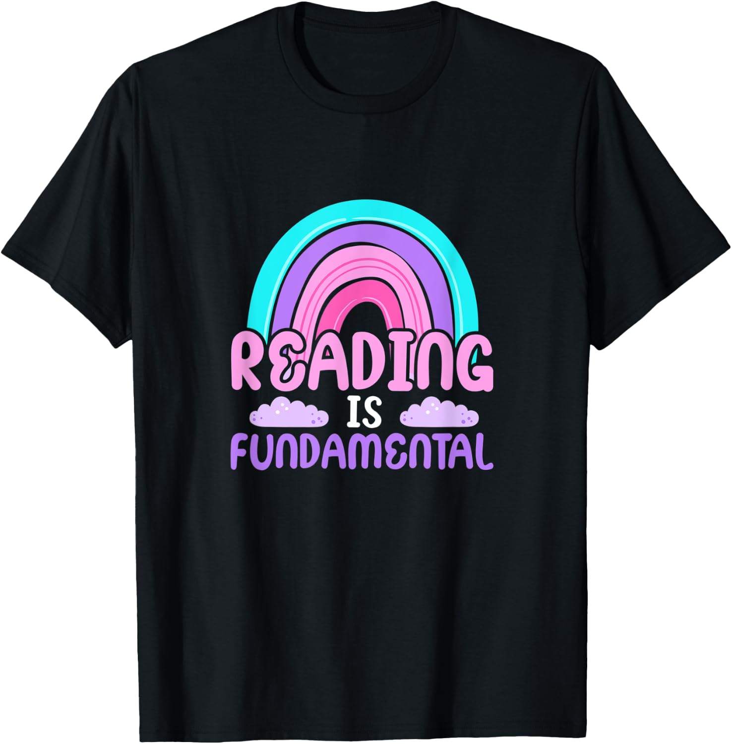 Reading Is Fundamental Book Reader Bookworm Librarian T-Shirt - T-Shirt | Black