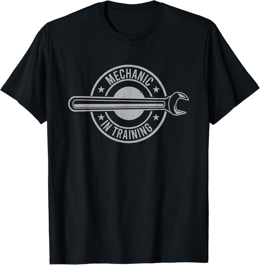 Mechanic Outfit Handyman Kids Mechanic Work T-Shirt - T-Shirt | Black