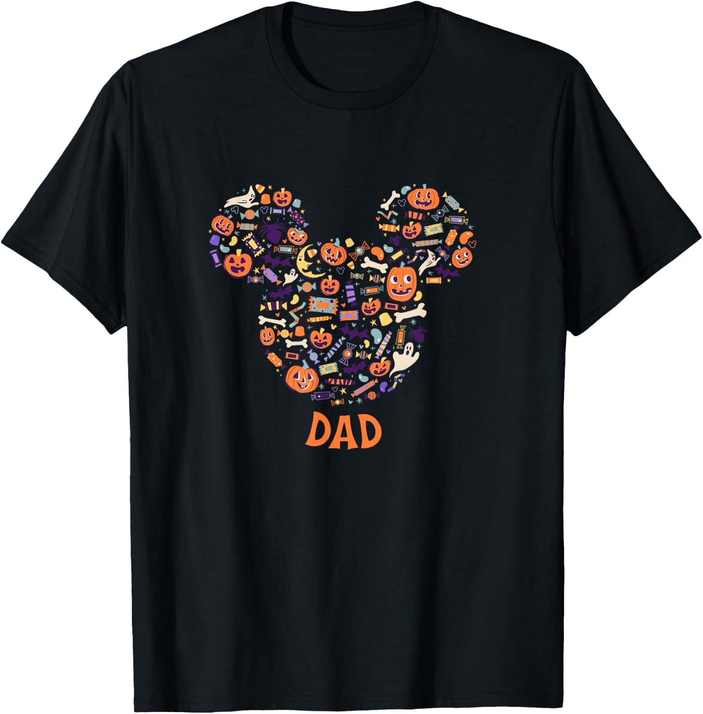 Disney Mickey Mouse Icon Halloween Dad T-Shirt - T-Shirt | Black