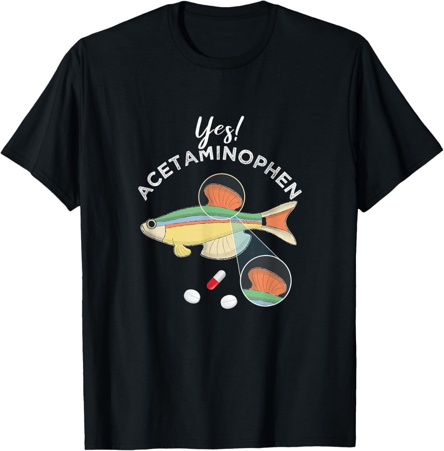 I See The Minnow Fin Meme Funny Fish Aquarium Hobbyist T-Shirt - T-Shirt | Black