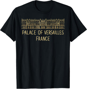 Palace of Versailles France T-Shirt - T-Shirt | Black